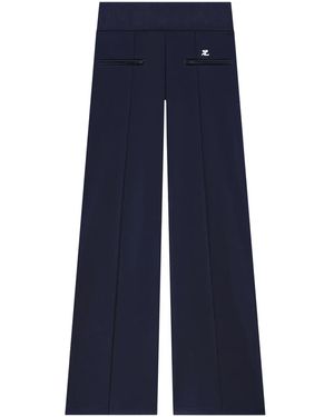 Courreges Interlock トラックパンツ - ブルー