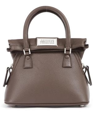 Maison Margiela Mini 5Ac Classique Tote Bag - Brown