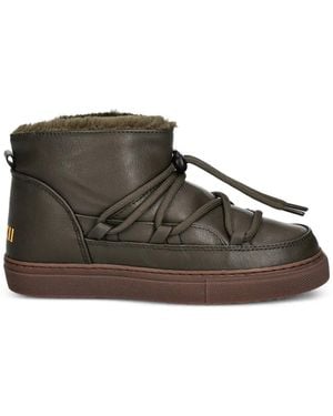 Inuikii Grape Lace-Up Ankle Boots - Brown