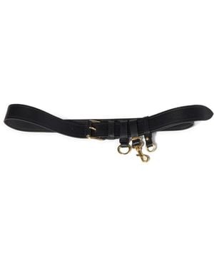 Miu Miu Leather Belt - White
