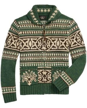 RRL Cardigan A Fantasia - Verde
