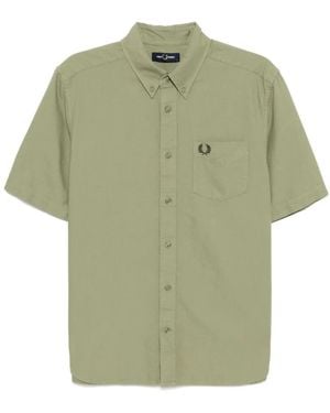 Fred Perry ロゴ シャツ - グリーン