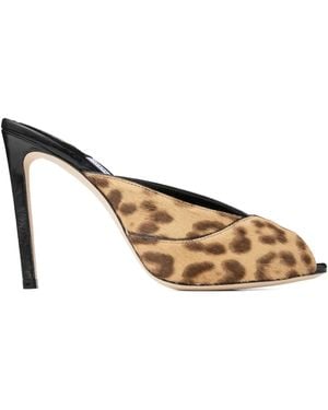 Jimmy Choo 100Mm Brigitte Mule - Brown