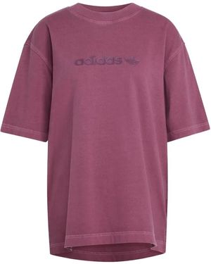 adidas Logo T-Shirt - Purple