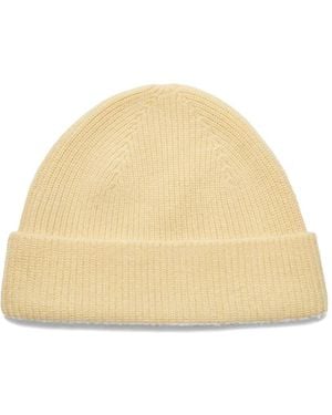 ZEGNA Oasi-Cashmere Beanie Hat - Natural