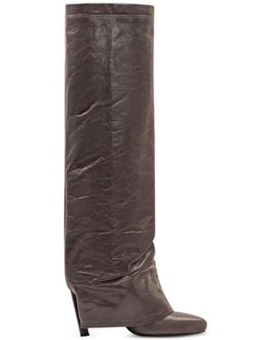 The Attico Leon Knee-High Boots - Brown
