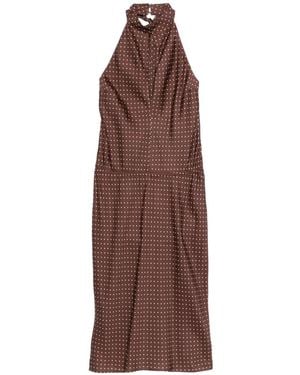Posse Phoebe Polka-Dot Dress - Brown