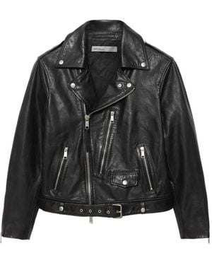 AllSaints Veste Neo En Cuir - Black