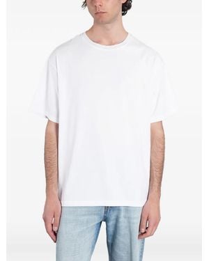 Grifoni Raw-Edge T-Shirt - White