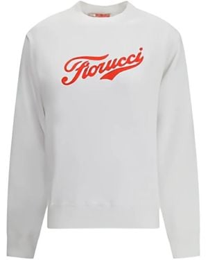 Fiorucci Sweater Met Logo - Grijs