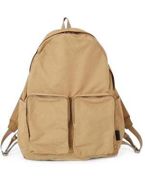 Amiacalva Gabardine Medium Backpack - Natural