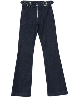 Patrizia Pepe Jeans Con Fibbia - Blu