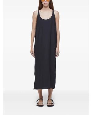 Osklen Longui Slip Silk Maxi Dress - Black