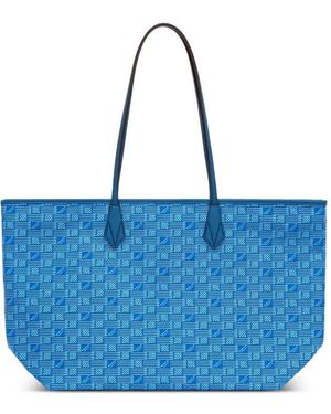 Moreau Mm Saint Tropez Zip Patterned Tote Bag - Blue