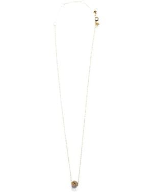Kate Spade Sailor's Knot Pave Mini Crystal-Embellished Necklace - White
