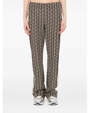 Lacoste Monogram Logo-Patch Track Pants - Black