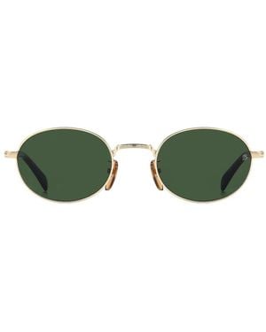 David Beckham Round-Frame Sunglasses - Green