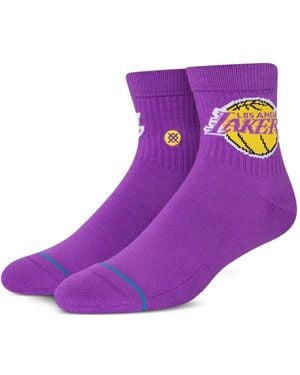 Stance ロゴ アンクル靴下 - パープル