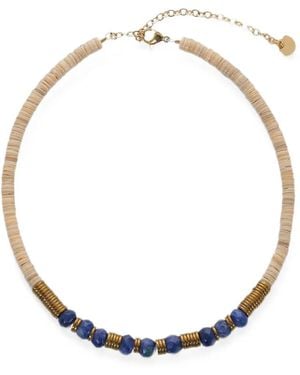 Hijas de Puka Paulina Agate Shell Necklace - White