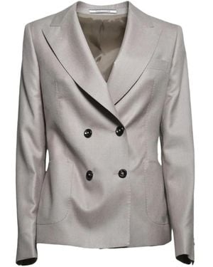 Tagliatore Double-Breasted Jacket - Grey