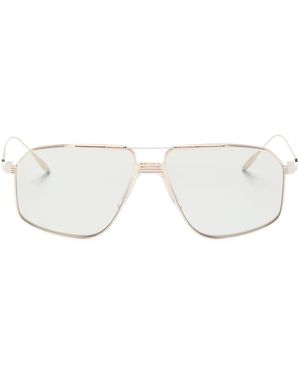 Jacques Marie Mage Occhiali Da Sole Jagger - Bianco