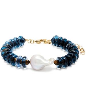 SANDRALEXANDRA Tiger Eye Wave Bracelet - Blue