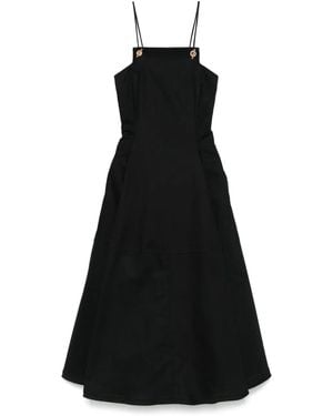 Cult Gaia Abito Midi Maka - Nero