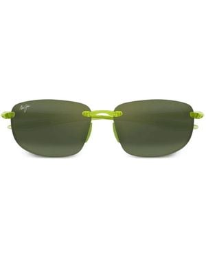 Maui Jim Ho'Okipa Rimless Sunglasses - Green