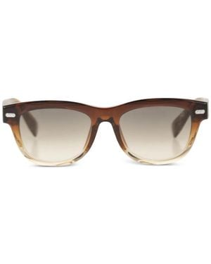 Brunello Cucinelli Stanley J. Sunglasses - Brown