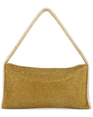 Benedetta Bruzziches Your Best Friend La Grande Shoulder Bag - Metallic