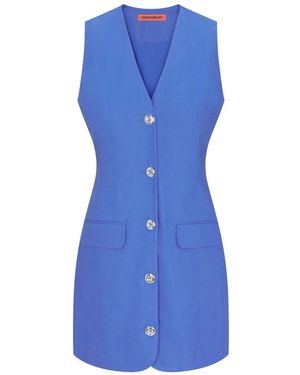 Simon Miller Carob Mini Dress - Blue