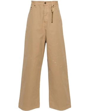 DARKPARK Pantaloni A Gamba Ampia Ray - Neutro