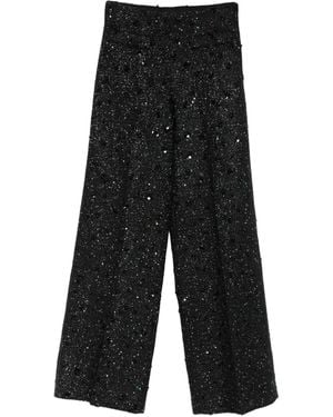 Sandro Pantalon À Sequins - Noir