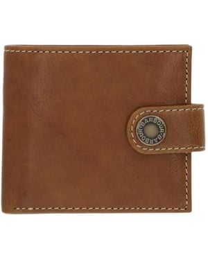 Barbour Bolam Leather Wallet - Brown
