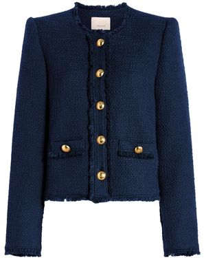 Cinq À Sept Christie Blouclé Jacket - Blue
