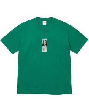 Supreme Prayer Card Box Logo T-Shirt - Green