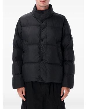 Stone Island 4100037 Crinkle Reps Ny Jacket - Black
