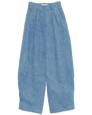 ROWEN ROSE Vaqueros De Talle Alto - Azul
