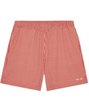 NN07 Holiday Striped Swim Shorts - Red