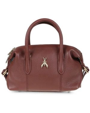 Patrizia Pepe Logo-Plaque Tote Bag - Brown