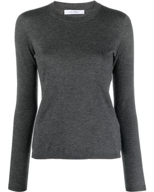 Max Mara Pull En Cachemire À Col Rond - Noir