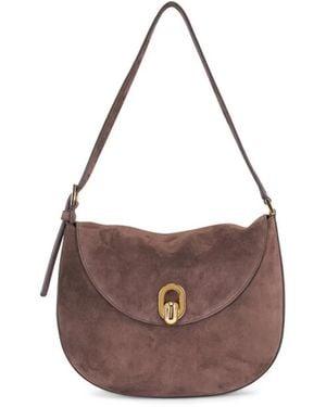 SAVETTE Adjustable-Strap Shoulder Bag - Brown