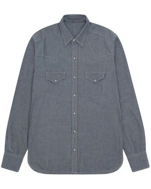 Fortela Camisa Texan Chambray - Azul
