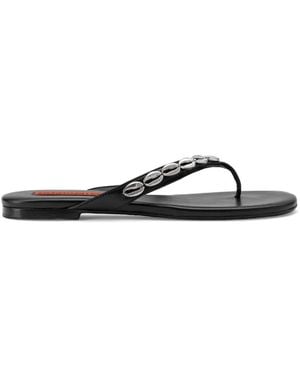 Simon Miller Riviera Shell Flip-Flops - White