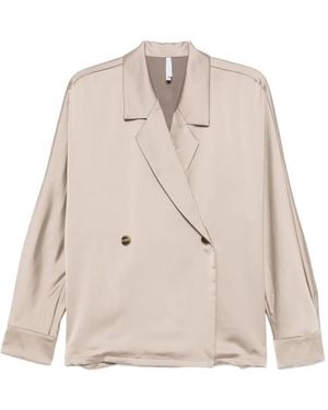 Imperial Double-Breasted Jacket - Natural