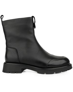 Linda Baumann Zip-Up Ankle Boots - Black