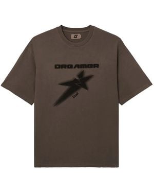 Izzue Graphic-Print T-Shirt - Brown