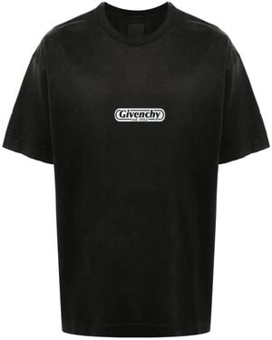 Givenchy T-Shirt mit Logo-Print - Schwarz