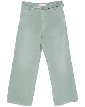 Marni Broek Met Wijde Pijpen - Blauw