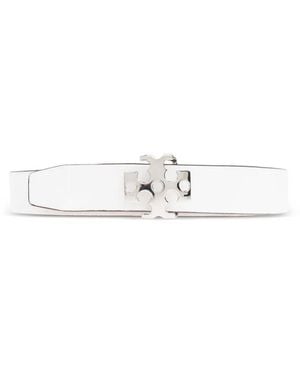 Tory Burch Cinturón De Piel - Blanco